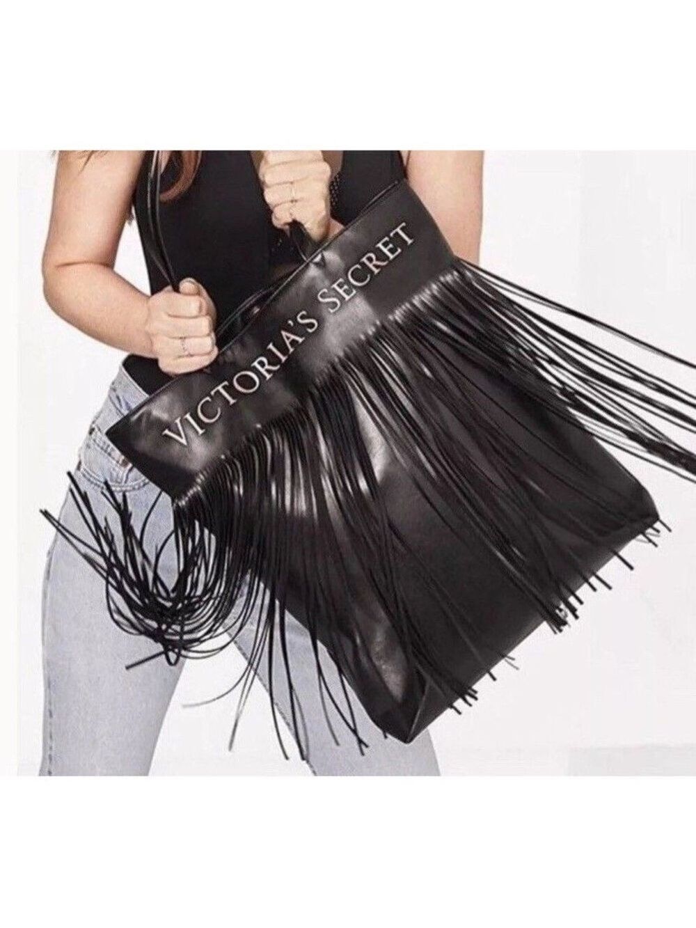 VICTORIA'S Secret 2018 Limited Edition Flirty Fringe Tote Bag - Style# 11140761